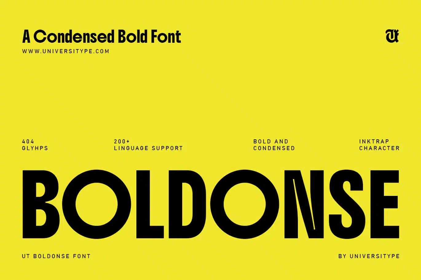 Boldonse A Condensed Bold Font preview