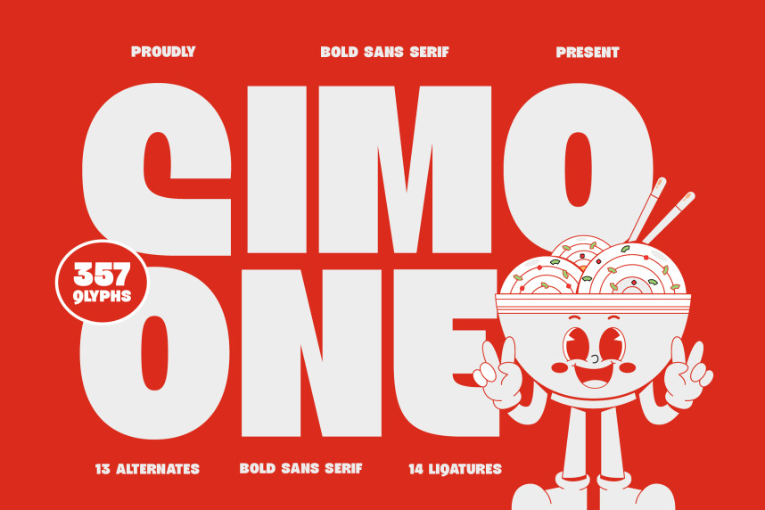 Cimo One Bold Sans Serif Font preview