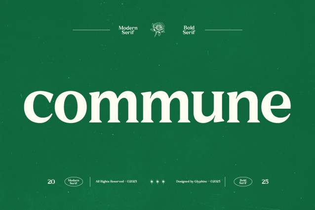 Commune Modern Inktrap Serif preview