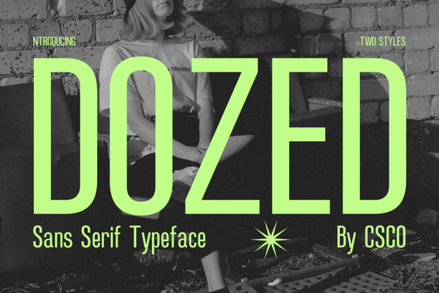 Dozed Condensed Sans Serif preview