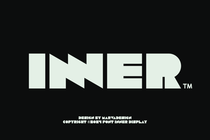 Inner Modern Sans Display Font preview