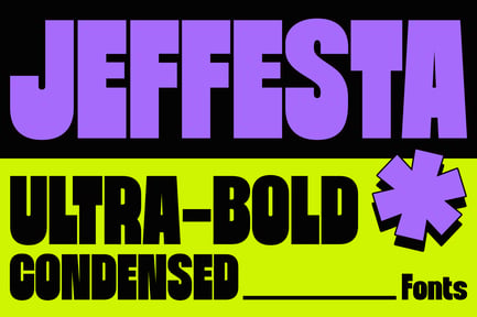 Jeffesta Bold Retro Pop Fonts preview