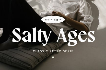 Salty Ages Classic Bold Retro Vibe Serif preview