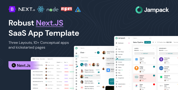 Jampack Next Js Saas Starter Kit preview