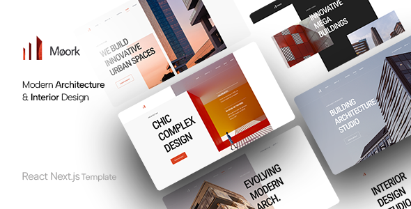 Moork React Next Js Architecture Template preview
