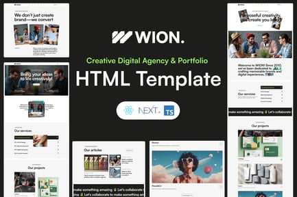 Techin It Solution Technology Next Js Template preview
