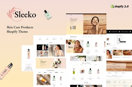 Sleeko Beauty Cosmetics Shop Theme preview