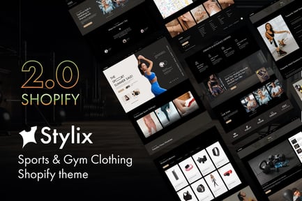 Stylix Sports Gym Clothing Shopify Theme preview
