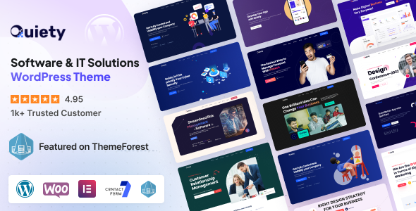 Themeforest 2w2ieqix Quiety Software It Solutions Wordpress Theme preview